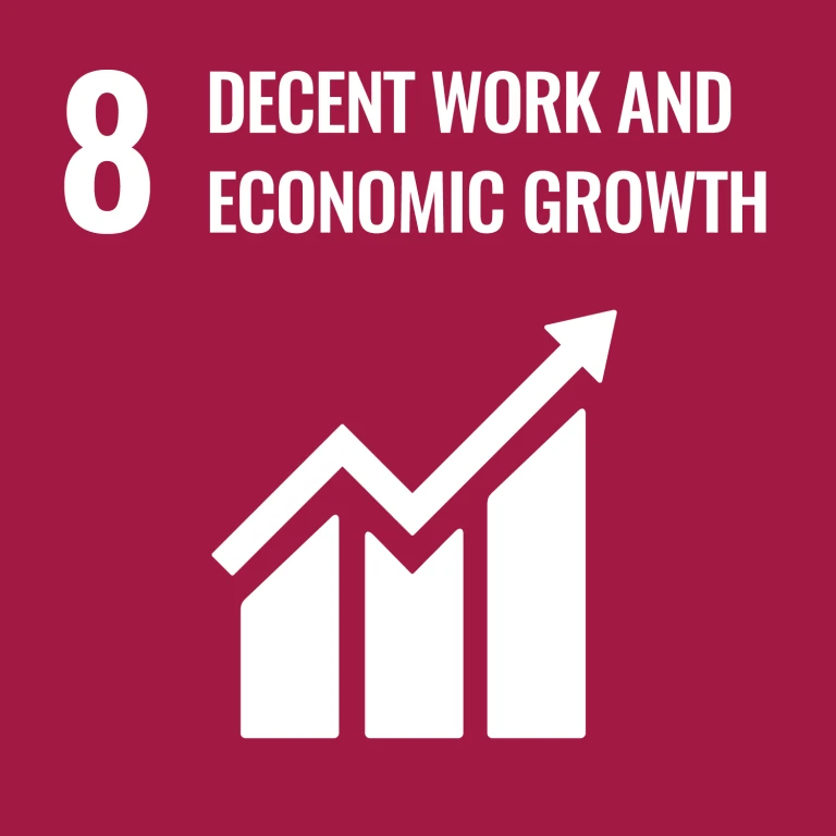 Icon SDG8 - Decent Work and Economic Growth